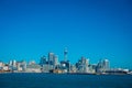AUCKLAND, NEW ZEALAND- MAY 12, 2017: Beautiful view of the largest and most populous urban area of Auckland, in the Royalty Free Stock Photo