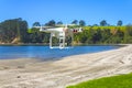 AUCKLAND, NEW ZEALAND - May 6, 2017: Editorial photo of a DJI phantom 3 standard drone equipped with high resolution video camera