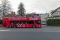 City Sightseeing Tours bus riding at Parnell Royalty Free Stock Photo