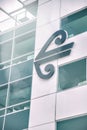 AUCKLAND, NZ - AUGUST 27, 2018: Air New Zealand sign on a modern downtown building