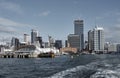 AUCKLAND,NZ - Jul 2019: Auckland Skyline. It`s the largest and most populous urban area in the country