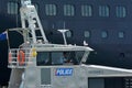 Auckland Police Maritime Unit patrol in ports of Auckland - New Royalty Free Stock Photo