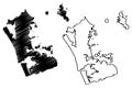 Auckland Region Regions of New Zealand, North Island map vector illustration, scribble sketch Auckland map