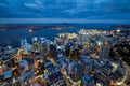 Auckland skyline New Zealand city scape