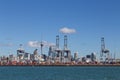 Auckland skyline with port