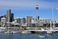 Auckland skyline from Viaduct Harbour