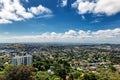 Auckland suburbs view from Mount Eden Royalty Free Stock Photo