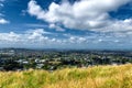 Auckland suburbs view from Mount Eden Royalty Free Stock Photo