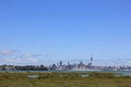 Aucklands skyline on a sunny day Royalty Free Stock Photo