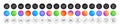 Auction, Cvv code and Business vision line icons. For web app, printing. Round icon buttons. Vector