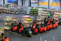 Auction floor at Aalsmeer's FloraHolland flower auction Royalty Free Stock Photo