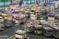 Auction floor at Aalsmeer's FloraHolland flower auction Royalty Free Stock Photo