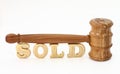 Auction gavel Royalty Free Stock Photo