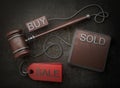 Auction gavel Royalty Free Stock Photo