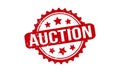 Auction Rubber Stamp. Auction Grunge Stamp Seal Vector Illustration Royalty Free Stock Photo