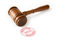 Auction Sold Stamp Royalty Free Stock Photo