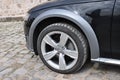 Audi A4 all road close up tire