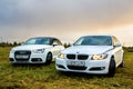 Audi A1 and BMW E90 318i