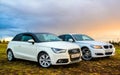 Audi A1 and BMW E90 318i