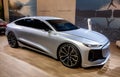 Audi A6 e-tron concept car at the Brussels Autosalon European Motor Show. Brussels, Belgium - January 13, 2023