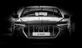 Audi e-tron 55 quattro Black and White Royalty Free Stock Photo