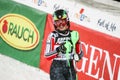 Audi FIS World Cup Ladies Slalom finish line