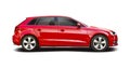 Audi A3 isolated Royalty Free Stock Photo