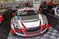 Audi LMS Cup 2013 Pit WorkShop aaron kwon race car Royalty Free Stock Photo