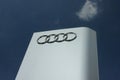 Audi Pylon Royalty Free Stock Photo