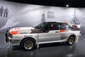 Audi Quattro Group 4 A1-GR. B exhibited at the Automobile Museum in Torino