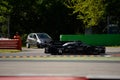 Audi R18 e-tron Quattro test at Monza Royalty Free Stock Photo