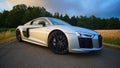 Audi R8 sideshot Royalty Free Stock Photo