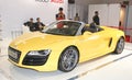 An Audi R8 Spyder on display in Autocar Performance Show in Mumbai Royalty Free Stock Photo