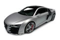 Audi R8 on white background Royalty Free Stock Photo