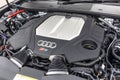 Audi RS6 AVANT 2020 Engine Royalty Free Stock Photo