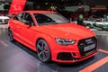 Audi RS3 Sportback Quattro car Royalty Free Stock Photo