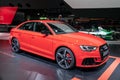 Audi RS3 Sportback Quattro car Royalty Free Stock Photo