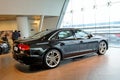 Audi S8 limousine on display at Audi Centre Singapore Royalty Free Stock Photo