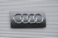 Audi Sign and Logo Royalty Free Stock Photo