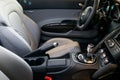 Audi sport car interior Royalty Free Stock Photo