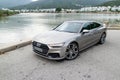 Audi A7 Sportback 2018 Test Drive Day Royalty Free Stock Photo