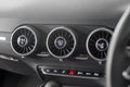 Audi TT aircon dials Royalty Free Stock Photo