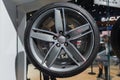 Audi Wheel on display