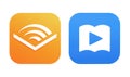 Audible audiobooks and Audiobooks apps icons