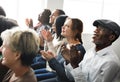 Audience Applaud Clapping Happiness Appreciation Training Concept Royalty Free Stock Photo