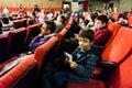 Audience in cinema