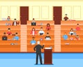 Audience Conference Hall Composition Royalty Free Stock Photo