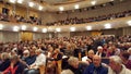 Audience filling the building in the city of Sydney where they have many concert recitals, Sydney, NSW, Australia Royalty Free Stock Photo
