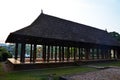 The audience hall or magul maduwa in Sri Dalada Maligawa Buddhist temple , Kandy, Sri Lanka. Royalty Free Stock Photo