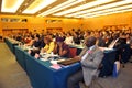 Audience of international seminar Royalty Free Stock Photo